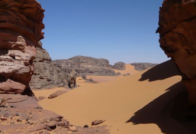 Sites rupestres dans le Sahara