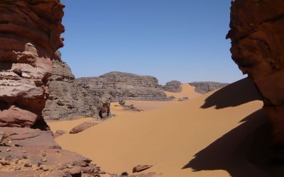 Sites rupestres dans le Sahara