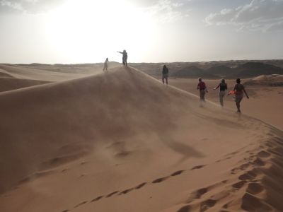 Randonnée dans le Sahara Algérien