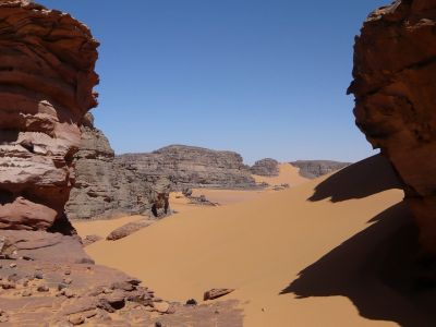 Sites rupestres dans le Sahara